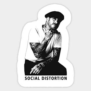 Mike Ness // pencil sketch Sticker